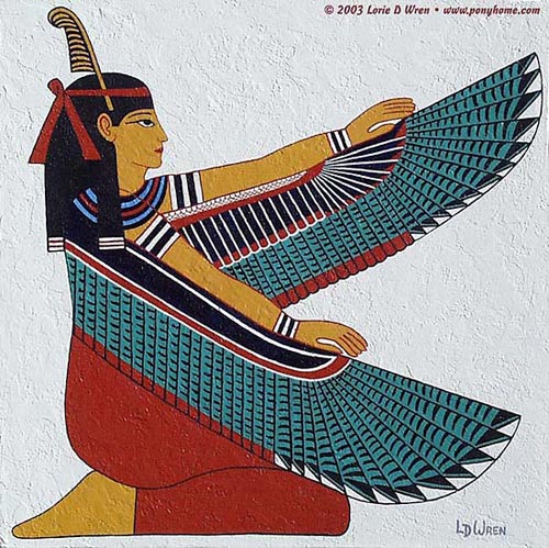 Resultado de imagen para dios MAAT egipcios antiguos