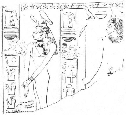 Figura 14. Fragmento de relieve del templo funerario de Sahure, Abusir, dinastia V. Según L. Borchardt
