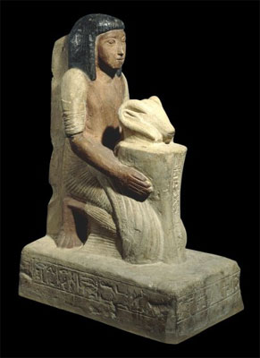 Esta estatua del Virrey Paser II, British Museum BM nº1376, PM VII, p.110