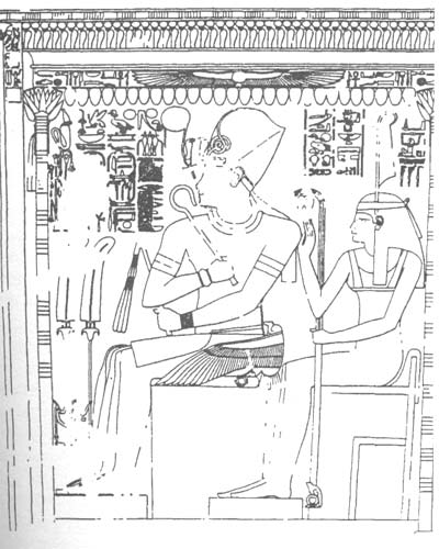 Amenhotep IV, antes de la muerte de su padre