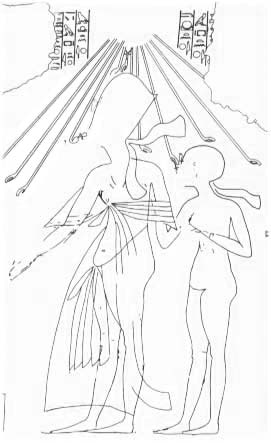 Nefertiti y Meritatón como pareja real