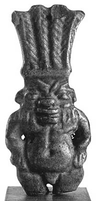 Amuleto de Bes. Kelsey M. Archeology 71.02.0076. Foto Museo. Baja Época