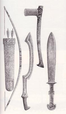 Fig. 20 - Varias armas del Reino Medio - (Grupo H)