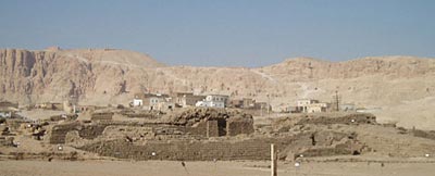 Estado actual del Templo Funerario de Amenhotep II