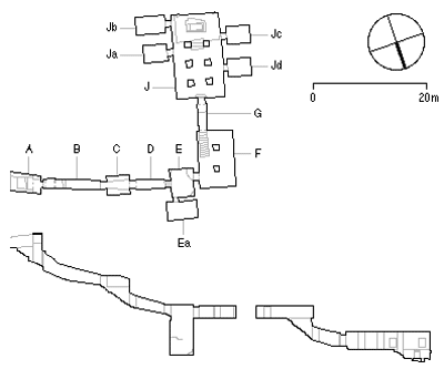Plano de planta de la tumba VR 35