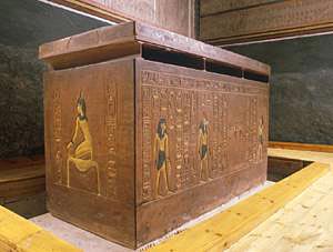 El sarcófago de Amenhotep II