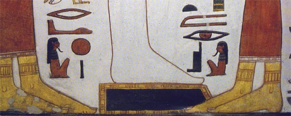 Fig. 9. Localización de Isis en primer plano. Detalle de la imagen en Egipto. El mundo de los faraones (Ed. SCHULZ R., SIEGEL, M.), p. 246
