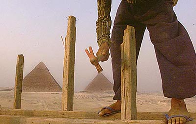 Las pirámides fueron obra  de trabajadores libres,  no de esclavos