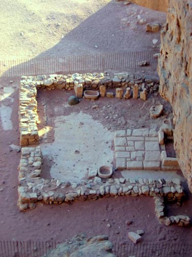 Templo de Hathor en Timna, localizado a unos 30 km al norte del golfo de Eilat (Israel)