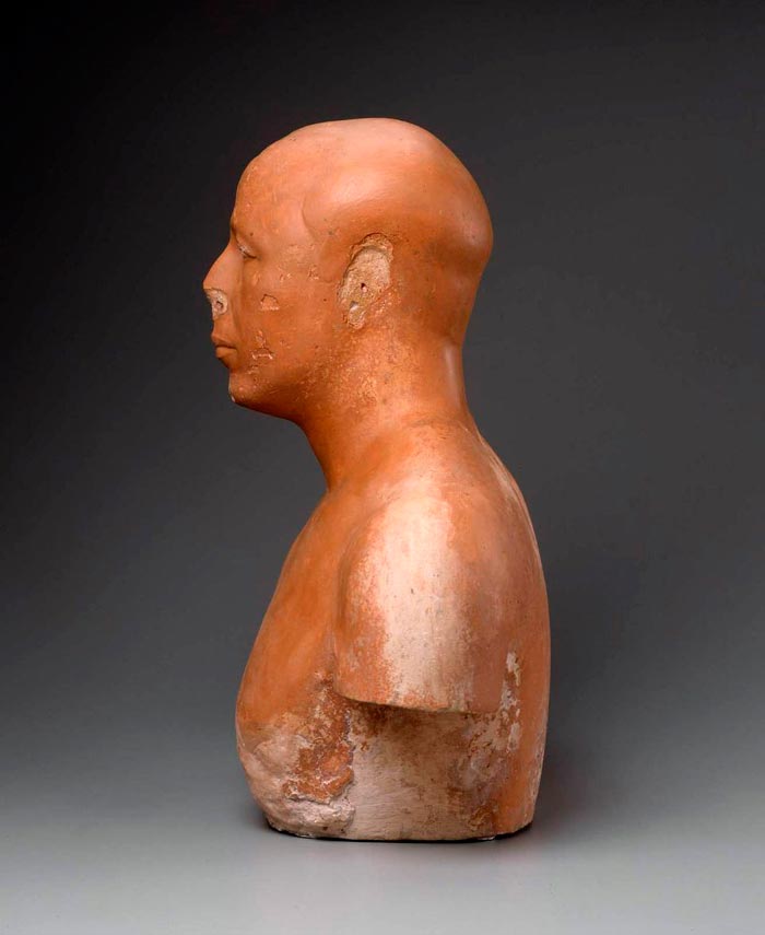 Fig. 9. Busto visto de perfil. Foto en: www.mfa.org/collections/object/bust-of-prince-ankhhaf-45982